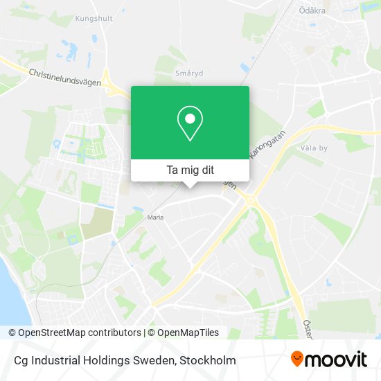Cg Industrial Holdings Sweden karta