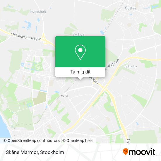 Skåne Marmor karta