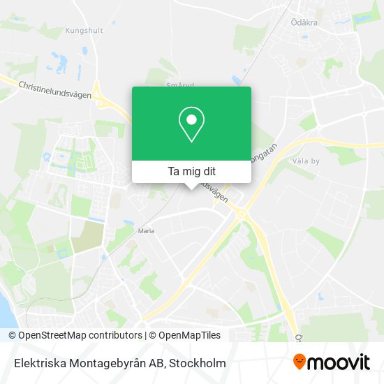 Elektriska Montagebyrån AB karta