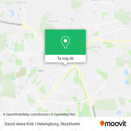 David Ianos Kök i Helsingborg karta