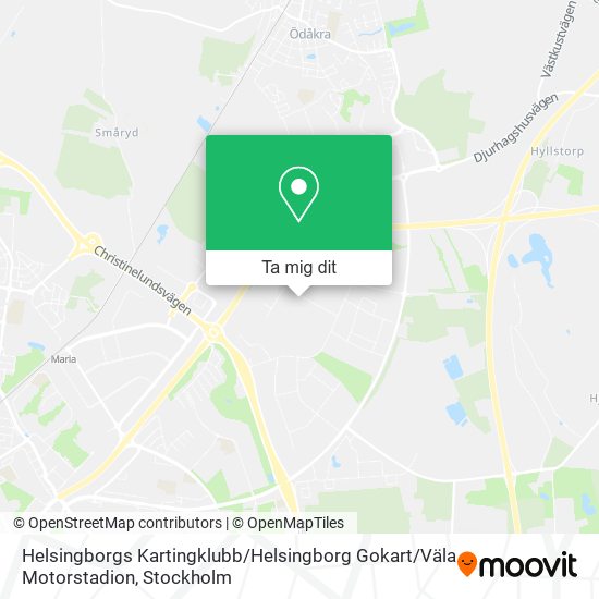 Helsingborgs Kartingklubb / Helsingborg Gokart / Väla Motorstadion karta