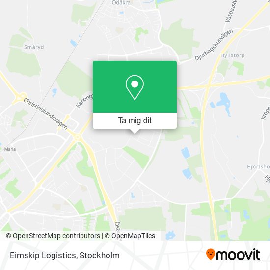 Eimskip Logistics karta