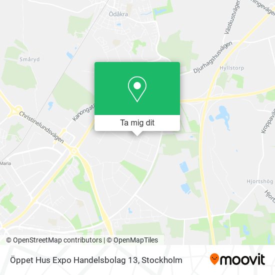 Öppet Hus Expo Handelsbolag 13 karta