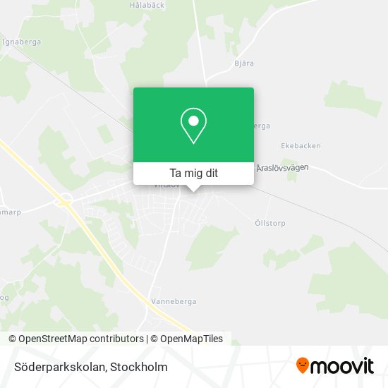 Söderparkskolan karta