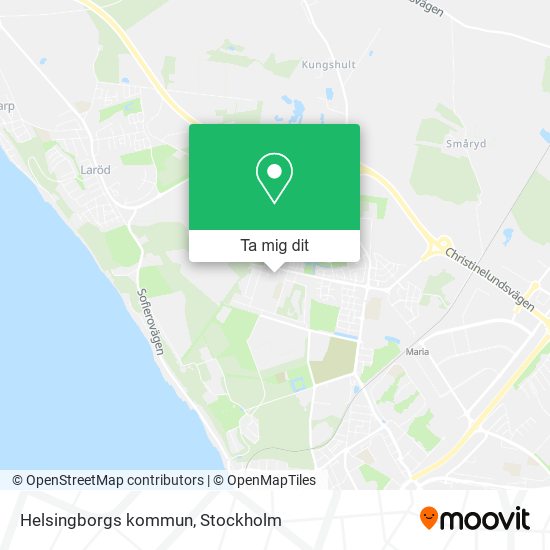 Helsingborgs kommun karta