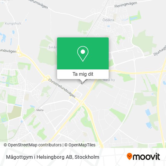 Mågottgym i Helsingborg AB karta