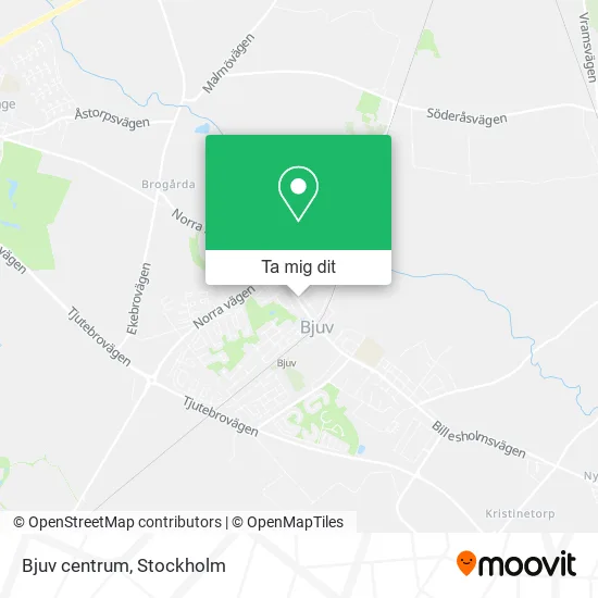 Bjuv centrum karta