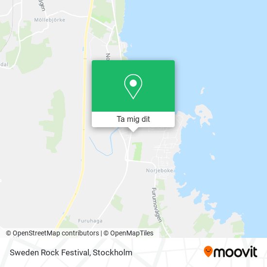 Sweden Rock Festival karta