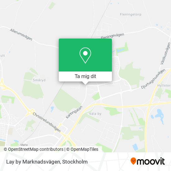 Lay by Marknadsvägen karta