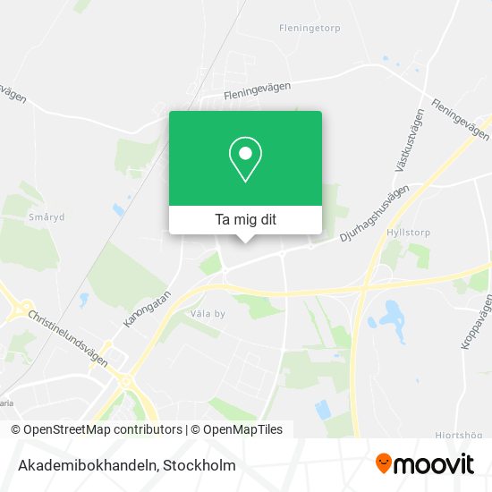 Akademibokhandeln karta