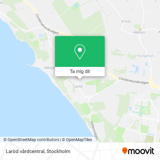 Laröd vårdcentral karta