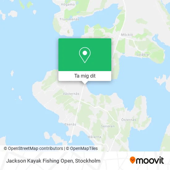 Jackson Kayak Fishing Open karta