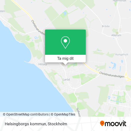 Helsingborgs kommun karta