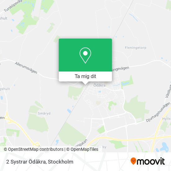2 Systrar Ödåkra karta