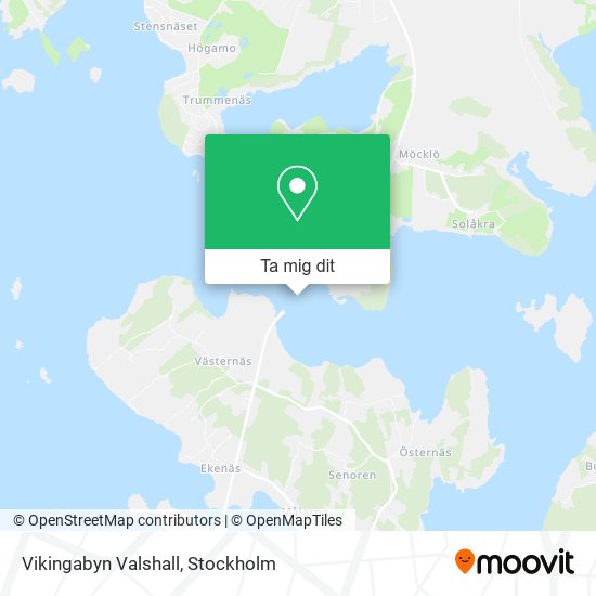 Vikingabyn Valshall karta