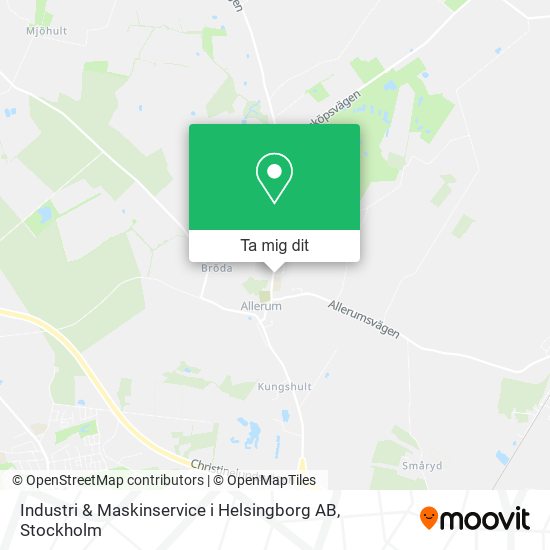 Industri & Maskinservice i Helsingborg AB karta