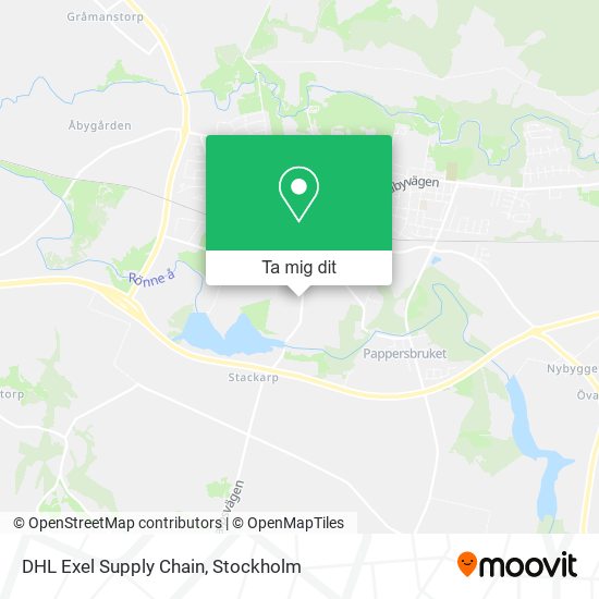 DHL Exel Supply Chain karta