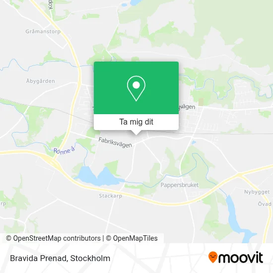 Bravida Prenad karta