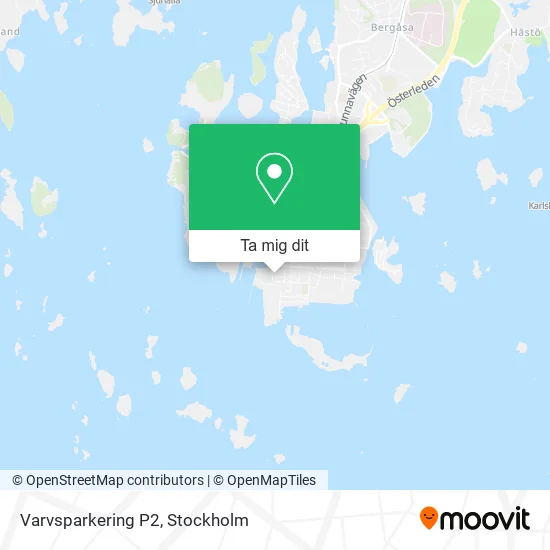 Varvsparkering P2 karta