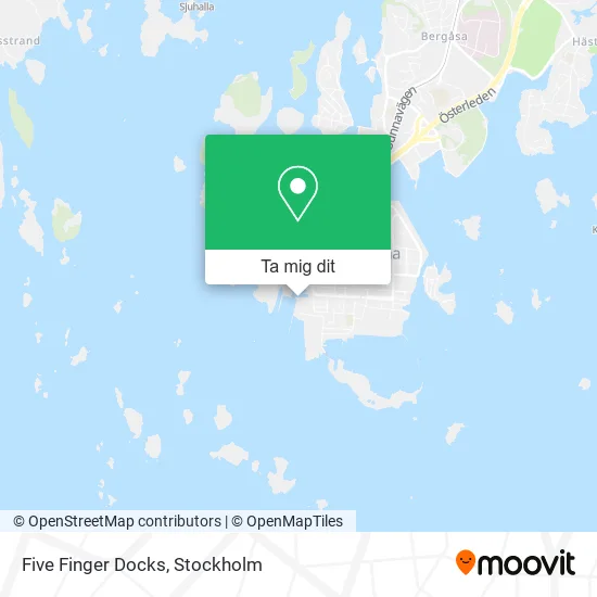 Five Finger Docks karta