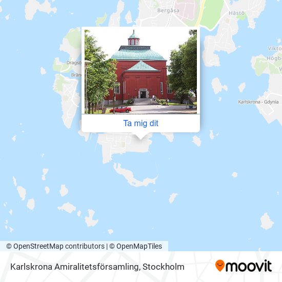 Karlskrona Amiralitetsförsamling karta