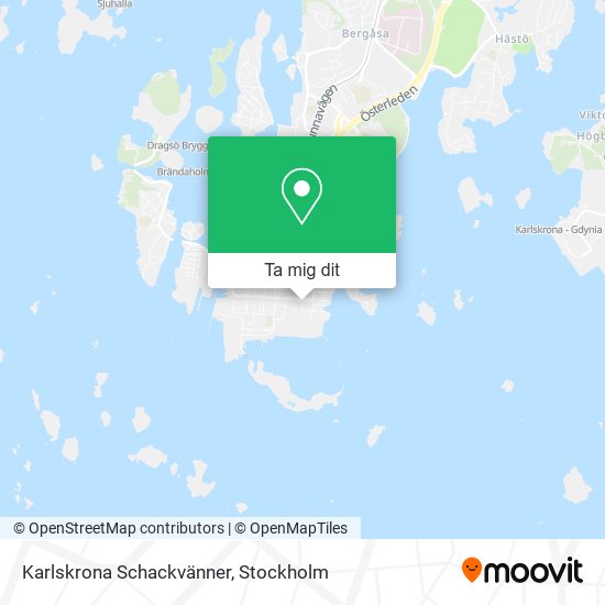 Karlskrona Schackvänner karta