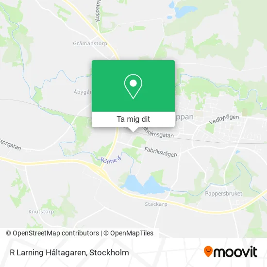R Larning Håltagaren karta