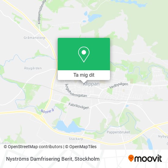 Nyströms Damfrisering Berit karta