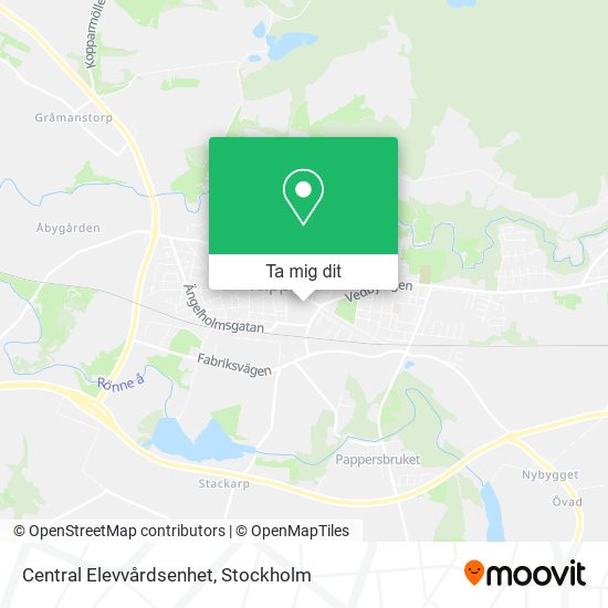 Central Elevvårdsenhet karta