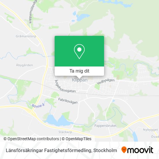 Länsförsäkringar Fastighetsförmedling karta
