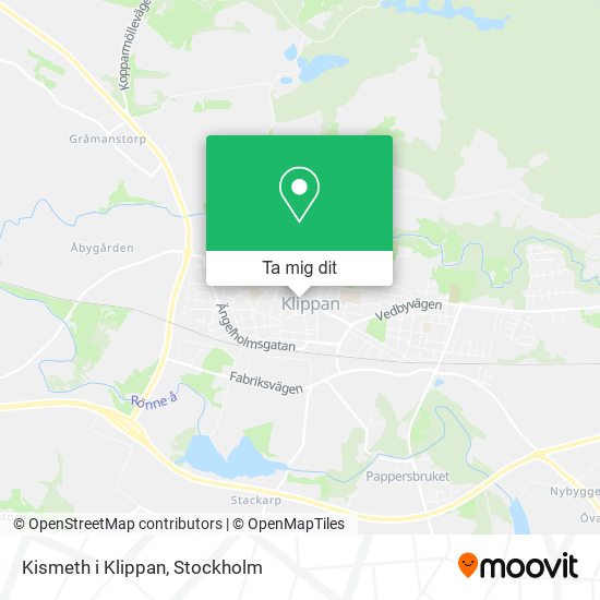 Kismeth i Klippan karta