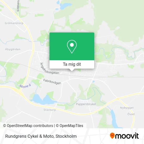 Rundgrens Cykel & Moto karta