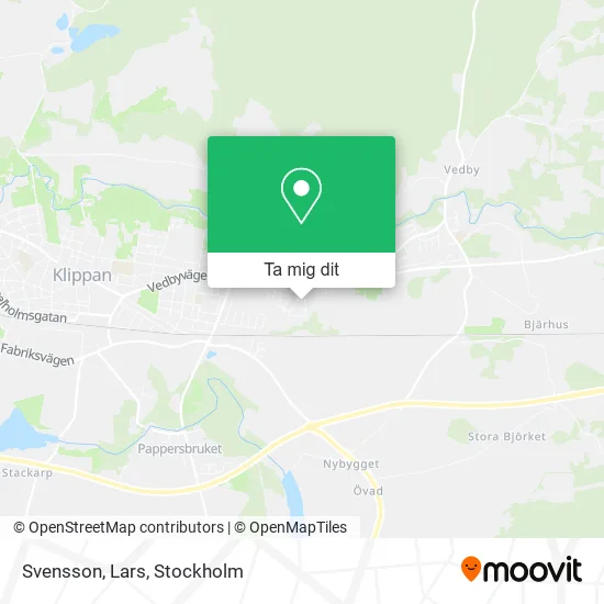 Svensson, Lars karta