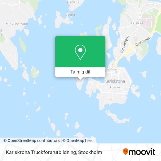 Karlskrona Truckförarutbildning karta