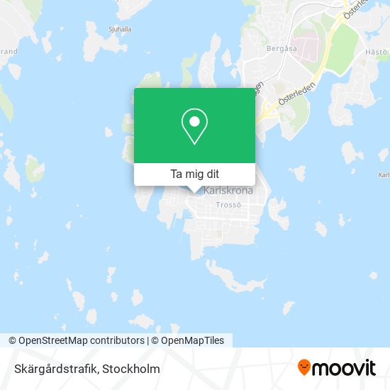 Skärgårdstrafik karta