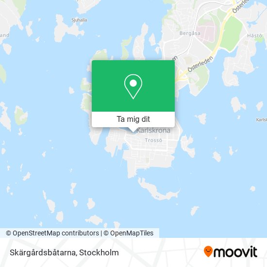 Skärgårdsbåtarna karta