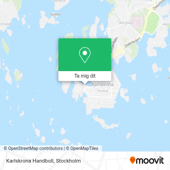 Karlskrona Handboll karta