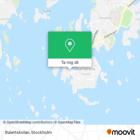 Balettskolan karta