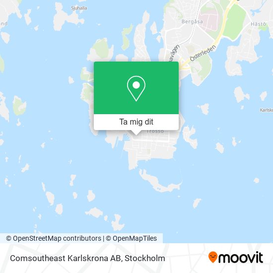 Comsoutheast Karlskrona AB karta