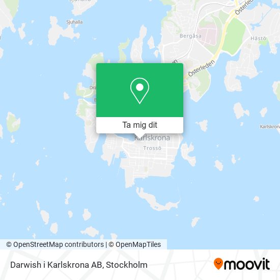 Darwish i Karlskrona AB karta