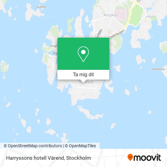 Harryssons hotell Värend karta
