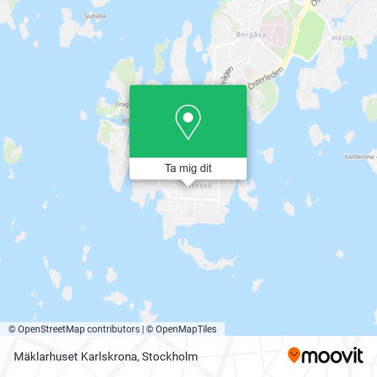 Mäklarhuset Karlskrona karta