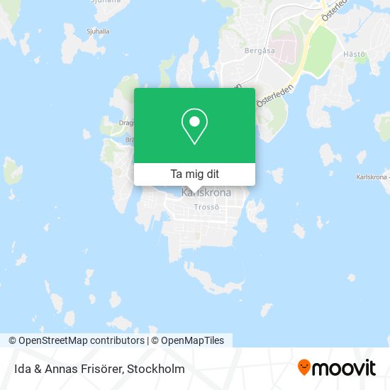 Ida & Annas Frisörer karta