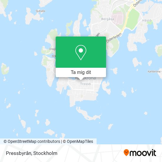 Pressbyrån karta