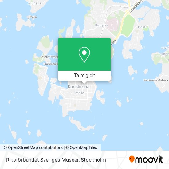 Riksförbundet Sveriges Museer karta