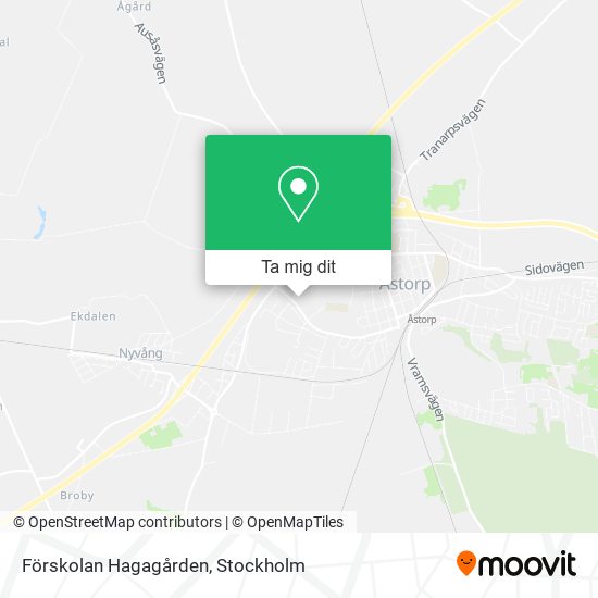 Förskolan Hagagården karta