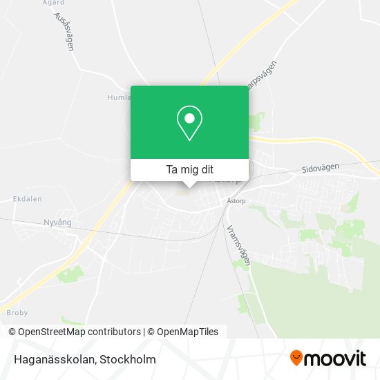 Haganässkolan karta