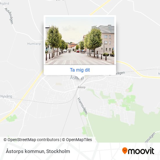 Åstorps kommun karta