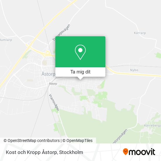 Kost och Kropp Åstorp karta