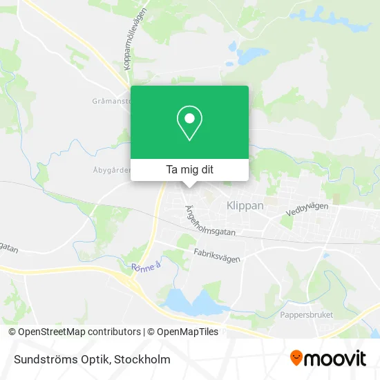 Sundströms Optik karta